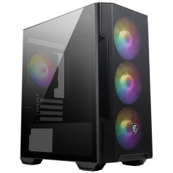 Корпус MSI MAG FORGE M100R без БП Black (Восстановлено продавцом, 875530)