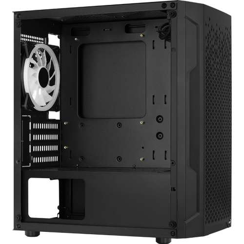 Корпус Aerocool Trinity Mini FRGB Tempered Glass без БП (ACCS-PV32033.11) Black (Восстановлено продавцом, 875531) купить в Украине: Киев, Днепр, Харьков, Одесса  | Проверка совместимости, низкая цена, отзывы, характеристики от TELEMART фото