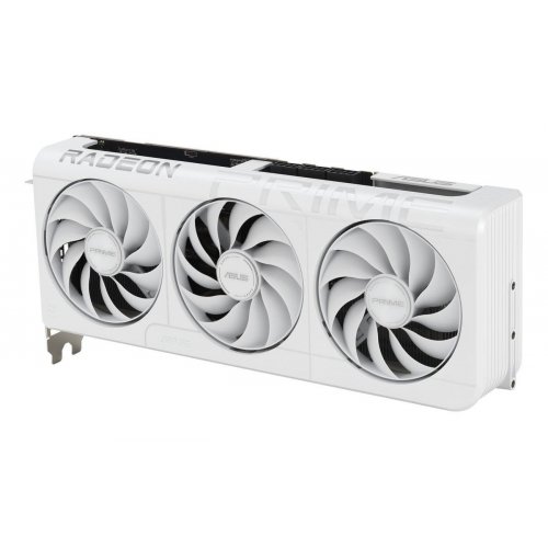 Видеокарта Asus PRIME Radeon RX 9070 XT White OC 16384MB (PRIME-RX9070XT-O16G-WHITE FR) Factory Recertified купить в Украине: Киев, Днепр, Харьков, Одесса  | Проверка совместимости, низкая цена, отзывы, характеристики от TELEMART фото