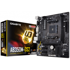 Материнська плата Gigabyte AB350M-DS2 (sAM4, AMD B350)