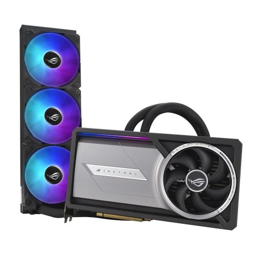 Видеокарта Asus ROG Astral LC GeForce RTX 5090 32768MB (ROG-ASTRAL-LC-RTX5090-32G-GAMING FR) Factory Recertified купить в Украине: Киев, Днепр, Харьков, Одесса  | Проверка совместимости, низкая цена, отзывы, характеристики от TELEMART фото