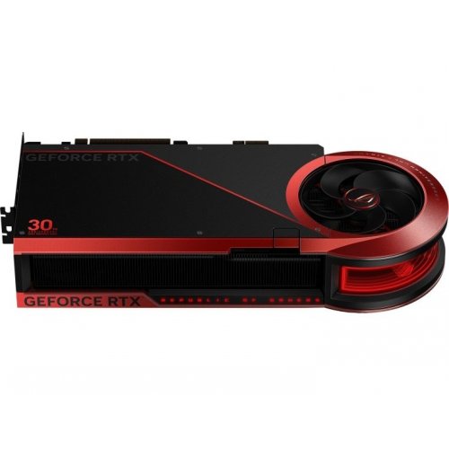 Видеокарта Asus ROG Matrix Platinum RTX 5090 30th Anniversary Edition 32768MB (ROG-MATRIX-RTX5090-P32G-30TH FR) Factory Recertified купить в Украине: Киев, Днепр, Харьков, Одесса  | Проверка совместимости, низкая цена, отзывы, характеристики от TELEMART фото