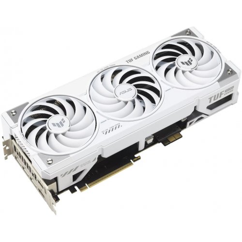 Видеокарта Asus TUF Gaming GeForce RTX 5070 Ti BTF White OC 16384MB (TUF-RTX5070TI-O16G-BTF-WHITE FR) Factory Recertified купить в Украине: Киев, Днепр, Харьков, Одесса  | Проверка совместимости, низкая цена, отзывы, характеристики от TELEMART фото