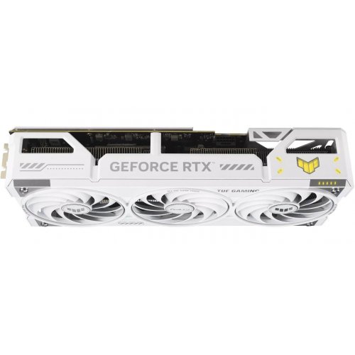 Видеокарта Asus TUF Gaming GeForce RTX 5070 Ti BTF White OC 16384MB (TUF-RTX5070TI-O16G-BTF-WHITE FR) Factory Recertified купить в Украине: Киев, Днепр, Харьков, Одесса  | Проверка совместимости, низкая цена, отзывы, характеристики от TELEMART фото