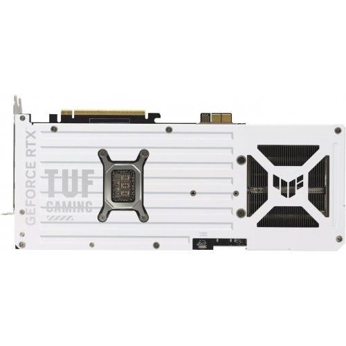 Видеокарта Asus TUF Gaming GeForce RTX 5070 Ti BTF White OC 16384MB (TUF-RTX5070TI-O16G-BTF-WHITE FR) Factory Recertified купить в Украине: Киев, Днепр, Харьков, Одесса  | Проверка совместимости, низкая цена, отзывы, характеристики от TELEMART фото