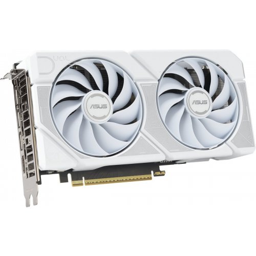 Видеокарта Asus Dual GeForce RTX 5060 Ti White OC 8192MB (DUAL-RTX5060TI-O8G-WHITE FR) Factory Recertified купить в Украине: Киев, Днепр, Харьков, Одесса  | Проверка совместимости, низкая цена, отзывы, характеристики от TELEMART фото