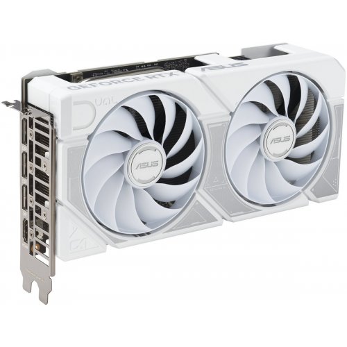 Видеокарта Asus Dual GeForce RTX 5060 Ti White OC 8192MB (DUAL-RTX5060TI-O8G-WHITE FR) Factory Recertified купить в Украине: Киев, Днепр, Харьков, Одесса  | Проверка совместимости, низкая цена, отзывы, характеристики от TELEMART фото