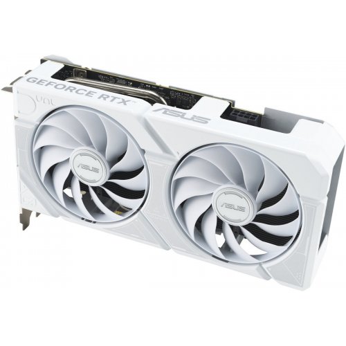 Видеокарта Asus Dual GeForce RTX 5060 Ti White OC 8192MB (DUAL-RTX5060TI-O8G-WHITE FR) Factory Recertified купить в Украине: Киев, Днепр, Харьков, Одесса  | Проверка совместимости, низкая цена, отзывы, характеристики от TELEMART фото