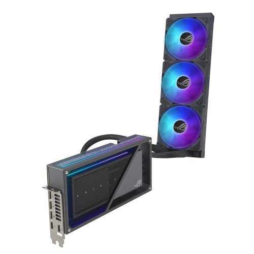 Відеокарта Asus ROG Matrix GeForce RTX 4090 Platinum 24576MB (ROG-MATRIX-RTX4090-P24G-GAMING FR) Factory Recertified купити в Україні: Київ, Львів, Хмельницький, Тернопіль, Івано-Франківськ | Перевірка сумісності, низька ціна, відгуки, характеристики від TELEMART фото