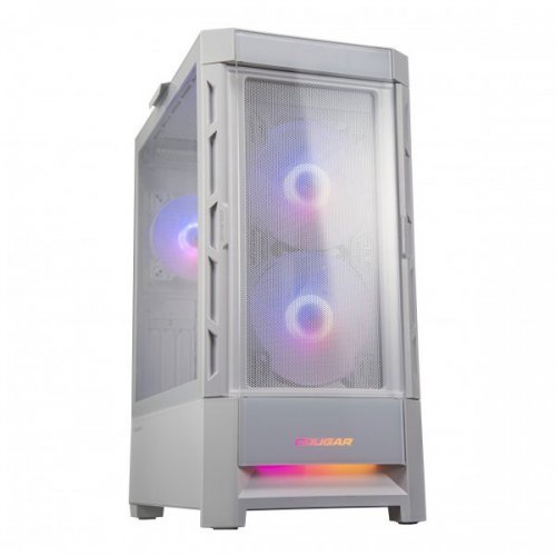 Корпус Cougar Duoface RGB Tempered Glass без БП White (Состояние нового, 875559) купить в Украине: Киев, Днепр, Харьков, Одесса  | Проверка совместимости, низкая цена, отзывы, характеристики от TELEMART фото