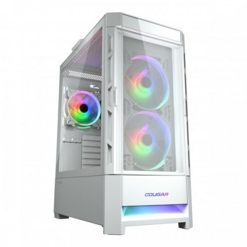 Корпус Cougar Duoface RGB Tempered Glass без БП White (Состояние нового, 875559) купить в Украине: Киев, Днепр, Харьков, Одесса  | Проверка совместимости, низкая цена, отзывы, характеристики от TELEMART фото
