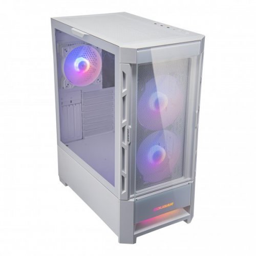 Корпус Cougar Duoface RGB Tempered Glass без БП White (Состояние нового, 875559) купить в Украине: Киев, Днепр, Харьков, Одесса  | Проверка совместимости, низкая цена, отзывы, характеристики от TELEMART фото