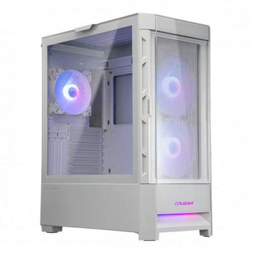 Корпус Cougar Duoface RGB Tempered Glass без БП White (Состояние нового, 875559) купить в Украине: Киев, Днепр, Харьков, Одесса  | Проверка совместимости, низкая цена, отзывы, характеристики от TELEMART фото
