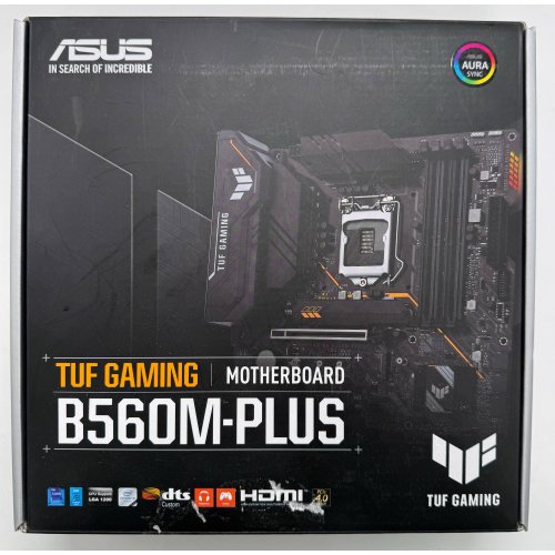 Материнська плата Asus TUF GAMING B560M-PLUS (s1200, Intel B560) (Відновлено продавцем, 875567) купити в Україні: Київ, Львів, Хмельницький, Тернопіль, Івано-Франківськ | Перевірка сумісності, низька ціна, відгуки, характеристики від TELEMART фото