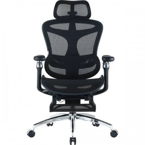 Крісло офісне Sihoo DORO C300 Pro Mesh with Footrest (DORO-C300-PRO-M101-JT) Black купити в Україні: Київ, Львів, Хмельницький, Тернопіль, Івано-Франківськ | Низька ціна, відгуки, характеристики від TELEMART фото