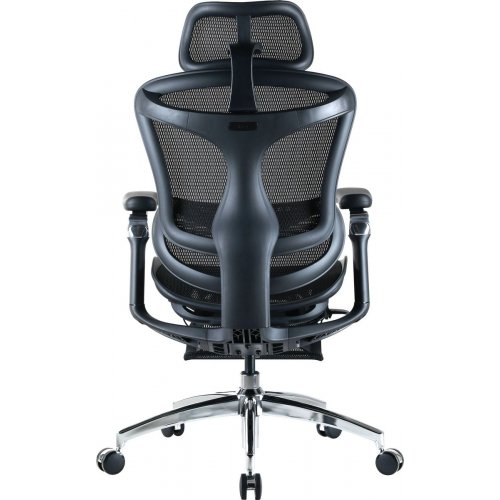 Крісло офісне Sihoo DORO C300 Pro Mesh with Footrest (DORO-C300-PRO-M101-JT) Black купити в Україні: Київ, Львів, Хмельницький, Тернопіль, Івано-Франківськ | Низька ціна, відгуки, характеристики від TELEMART фото