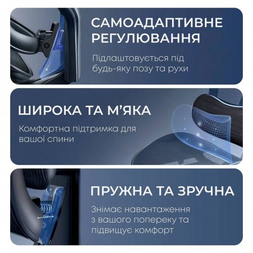 Крісло офісне Sihoo DORO C300 Pro Mesh with Footrest (DORO-C300-PRO-M101-JT) Black купити в Україні: Київ, Львів, Хмельницький, Тернопіль, Івано-Франківськ | Низька ціна, відгуки, характеристики від TELEMART фото