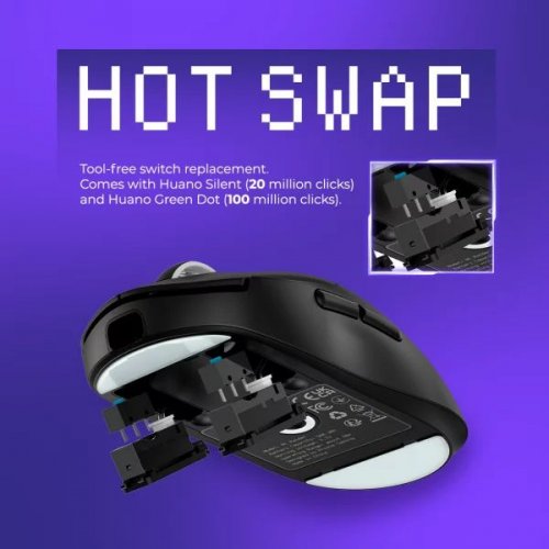 Мышка Proove Gaming RC Raider 8K (WMRR00122017) White/Purple купить в Украине: Киев, Днепр, Харьков, Одесса  | Низкая цена, отзывы, характеристики от TELEMART фото