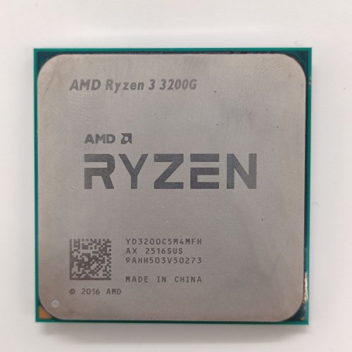 Процесор AMD Ryzen 3 3200G 3.6(4)GHz 4MB sAM4 Tray (YD3200C5M4MFH) (Відновлено продавцем, 875750) купити в Україні: Київ, Львів, Хмельницький, Тернопіль, Івано-Франківськ | Перевірка сумісності, низька ціна, відгуки, характеристики від TELEMART фото
