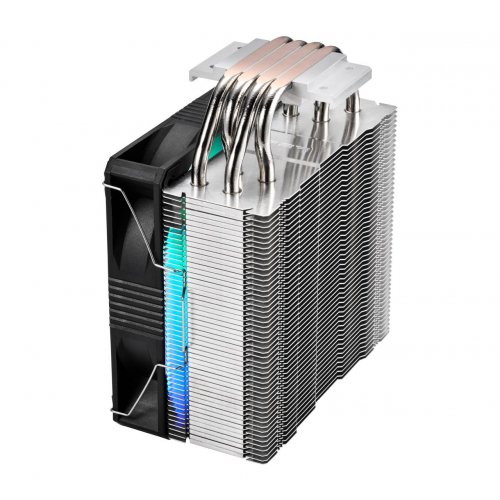 Кулер FSP NE5 ARGB Black/Silver купить в Украине: Киев, Днепр, Харьков, Одесса  | Проверка совместимости, низкая цена, отзывы, характеристики от TELEMART фото