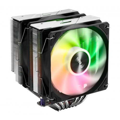 Кулер FSP MP7 ARGB Black/Silver купить в Украине: Киев, Днепр, Харьков, Одесса  | Проверка совместимости, низкая цена, отзывы, характеристики от TELEMART фото