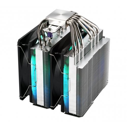 Кулер FSP MP7 ARGB Black/Silver купить в Украине: Киев, Днепр, Харьков, Одесса  | Проверка совместимости, низкая цена, отзывы, характеристики от TELEMART фото