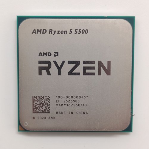 Процессор AMD Ryzen 5 5500 3.6(4.2)GHz 16MB sAM4 Tray (100-000000457) (Восстановлено продавцом, 875756) купить в Украине: Киев, Днепр, Харьков, Одесса  | Проверка совместимости, низкая цена, отзывы, характеристики от TELEMART фото