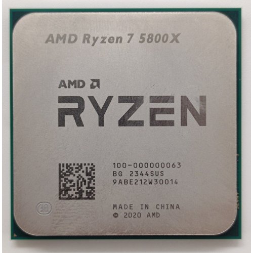 Процесор AMD Ryzen 7 5800X 3.8(4.7)GHz 32MB sAM4 Tray (100-000000063) (Відновлено продавцем, 875759) купити в Україні: Київ, Львів, Хмельницький, Тернопіль, Івано-Франківськ | Перевірка сумісності, низька ціна, відгуки, характеристики від TELEMART фото