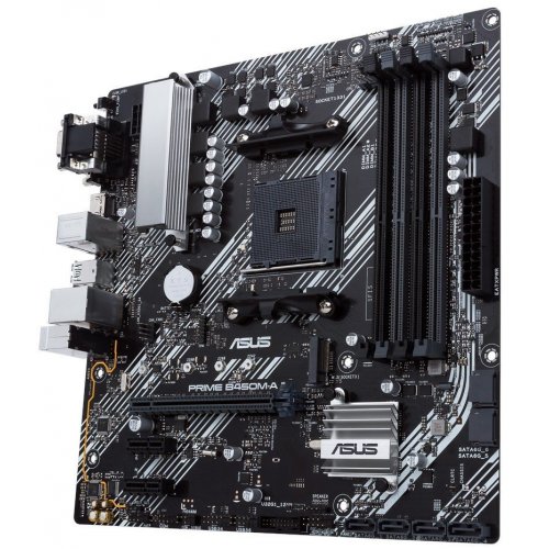 Уцінка материнська плата Asus Prime B450M-A II (sAM4, AMD B450) (Сліди використання, 875760) купити в Україні: Київ, Львів, Хмельницький, Тернопіль, Івано-Франківськ | Перевірка сумісності, низька ціна, відгуки, характеристики від TELEMART фото