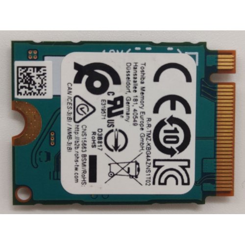 Ssd-диск Kioxia BG4 128GB M.2 (2230 PCI-E) NVMe x4 (KBG40ZNS128G) (Відновлено продавцем, 875768) купити в Україні: Київ, Львів, Хмельницький, Тернопіль, Івано-Франківськ | Перевірка сумісності, низька ціна, відгуки, характеристики від TELEMART фото