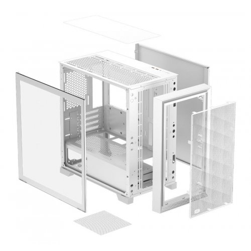 Корпус PCCooler C3D310 Tempered Glass без БЖ White купити в Україні: Київ, Львів, Хмельницький, Тернопіль, Івано-Франківськ | Перевірка сумісності, низька ціна, відгуки, характеристики від TELEMART фото