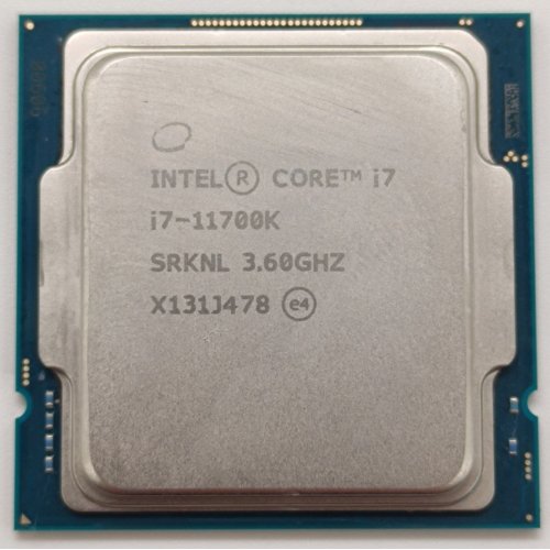 Процесор Intel Core i7-11700K 3.6(5.0)GHz 16MB s1200 Tray (CM8070804488629) (Відновлено продавцем, 875778) купити в Україні: Київ, Львів, Хмельницький, Тернопіль, Івано-Франківськ | Перевірка сумісності, низька ціна, відгуки, характеристики від TELEMART фото