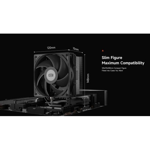 Кулер PCCooler RT500 Black купити в Україні: Київ, Львів, Хмельницький, Тернопіль, Івано-Франківськ | Перевірка сумісності, низька ціна, відгуки, характеристики від TELEMART фото