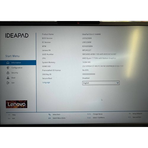 Ноутбук Lenovo IdeaPad Slim 5 16ABR8 (82XG005BRA) Cloud Grey (Восстановлено продавцом, 875938) купить в Украине: Киев, Днепр, Харьков, Одесса  | Низкая цена, отзывы, характеристики от TELEMART фото