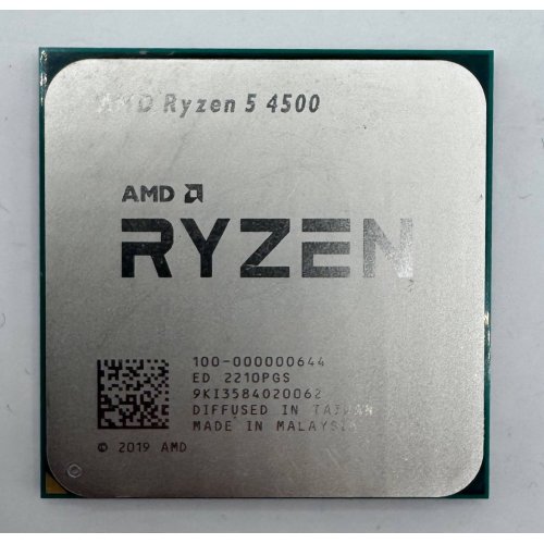 Процессор AMD Ryzen 5 4500 3.6(4.1)GHz 8MB sAM4 Tray (100-000000644) (Восстановлено продавцом, 875948) купить в Украине: Киев, Днепр, Харьков, Одесса  | Проверка совместимости, низкая цена, отзывы, характеристики от TELEMART фото