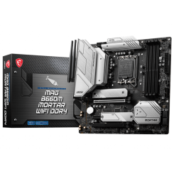 Материнская плата MSI MAG B660M MORTAR (WIFI) DDR4 (s1700, Intel B660) (Восстановлено продавцом, 875993)