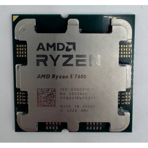 Процессор AMD Ryzen 5 7600 3.8(5.1)GHz 32MB sAM5 Tray (100-000001015) (Восстановлено продавцом, 876002) купить в Украине: Киев, Днепр, Харьков, Одесса  | Проверка совместимости, низкая цена, отзывы, характеристики от TELEMART фото