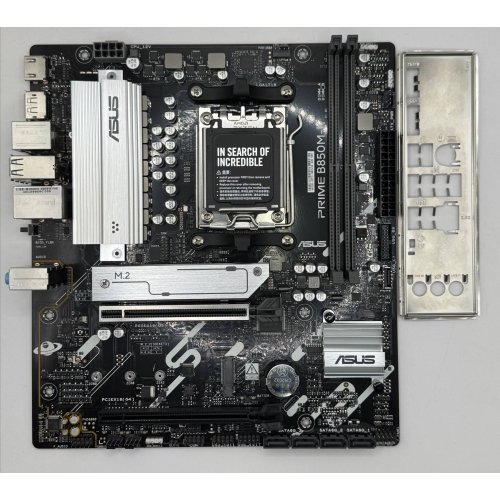 Материнская плата Asus PRIME B850M-K (sAM5, AMD B850) (Восстановлено продавцом, 876110) купить в Украине: Киев, Днепр, Харьков, Одесса  | Проверка совместимости, низкая цена, отзывы, характеристики от TELEMART фото