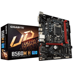 Материнская плата Gigabyte B560M H (s1200, Intel B560) (Восстановлено продавцом, 876117)