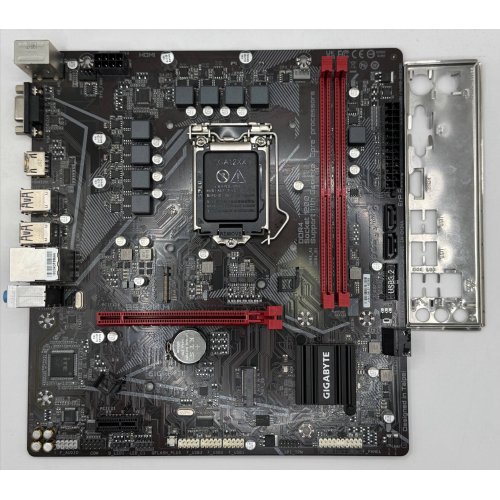 Материнська плата Gigabyte B560M H (s1200, Intel B560) (Відновлено продавцем, 876117) купити в Україні: Київ, Львів, Хмельницький, Тернопіль, Івано-Франківськ | Перевірка сумісності, низька ціна, відгуки, характеристики від TELEMART фото