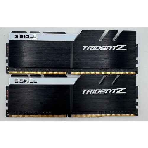 Озу G.Skill DDR4 16GB (2x8GB) 3200Mhz Trident Z (F4-3200C16D-16GTZKW) (Восстановлено продавцом, 876120) купить в Украине: Киев, Днепр, Харьков, Одесса  | Проверка совместимости, низкая цена, отзывы, характеристики от TELEMART фото