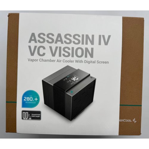 Кулер Deepcool Assassin IV VC Vision (R-ASN4-BKNVMD-G) Black (Відновлено продавцем, 876181) купити в Україні: Київ, Львів, Хмельницький, Тернопіль, Івано-Франківськ | Перевірка сумісності, низька ціна, відгуки, характеристики від TELEMART фото