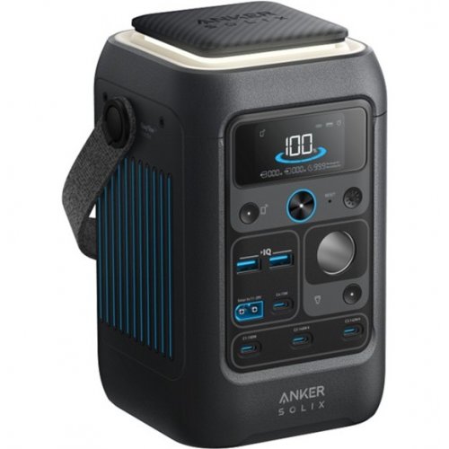 Зарядна станція Anker SOLIX C300XDC 140W 288Wh + Solar Panel PS60 60W (B1728311) купити в Україні: Київ, Львів, Хмельницький, Тернопіль, Івано-Франківськ | Низька ціна, відгуки, характеристики від TELEMART фото
