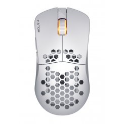 Уценка мышка HATOR Stellar Wireless (HTM651) White (Вскрытая упаковка, 876333) / 12000 DPI / 1000 Гц / Pixart