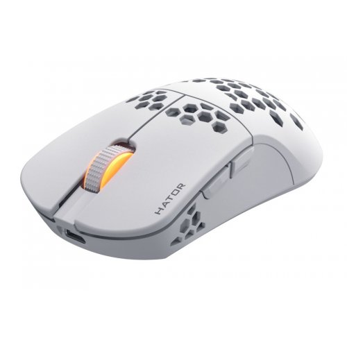 Уценка мышка HATOR Stellar Wireless (HTM651) White (Вскрытая упаковка, 876333) купить в Украине: Киев, Днепр, Харьков, Одесса  | Низкая цена, отзывы, характеристики от TELEMART фото