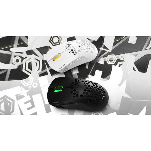 Уценка мышка HATOR Stellar Wireless (HTM651) White (Вскрытая упаковка, 876333) купить в Украине: Киев, Днепр, Харьков, Одесса  | Низкая цена, отзывы, характеристики от TELEMART фото