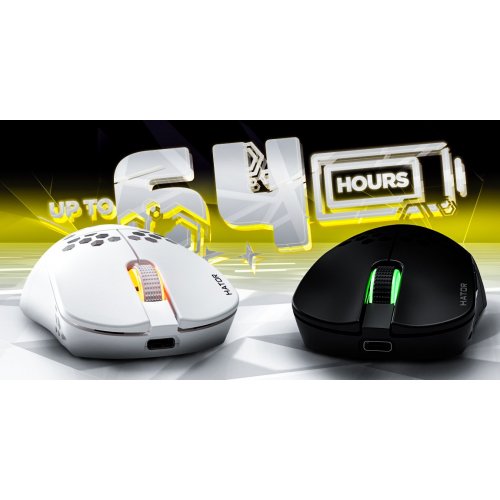 Уценка мышка HATOR Stellar Wireless (HTM651) White (Вскрытая упаковка, 876333) купить в Украине: Киев, Днепр, Харьков, Одесса  | Низкая цена, отзывы, характеристики от TELEMART фото