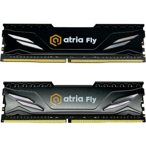 Уценка озу ATRIA DDR4 32GB (2x16GB) 3600Mhz Fly Black (UAT43600CL18BK2/32) (Вскрытая упаковка, 876373) купить в Украине: Киев, Днепр, Харьков, Одесса  | Проверка совместимости, низкая цена, отзывы, характеристики от TELEMART фото