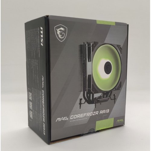 Кулер MSI MAG COREFROZR AA13 Black (Стан нового, 876389) купити в Україні: Київ, Львів, Хмельницький, Тернопіль, Івано-Франківськ | Перевірка сумісності, низька ціна, відгуки, характеристики від TELEMART фото