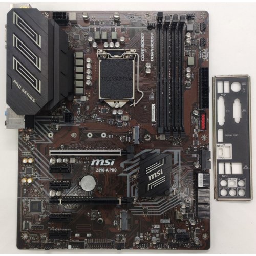Материнская плата MSI Z490-A PRO (s1200, Intel Z490) (Восстановлено продавцом, 876390) купить в Украине: Киев, Днепр, Харьков, Одесса  | Проверка совместимости, низкая цена, отзывы, характеристики от TELEMART фото